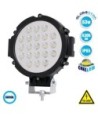 GLOBOSTAR® WORKPRO 85413 Προβολάκι LED 63W 6300lm 45° DC 10-30V Αδιάβροχο IP65 Ψυχρό Λευκό 6000K - CREE XBD Chip - Μ17.5x Π4.5 x Υ18cm - 2 Χρόνια Εγγύηση